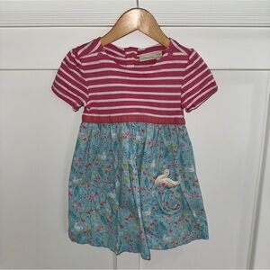 JoJo Maman Bebe Duck Pet in Pocket Dress - Size 18-24 months